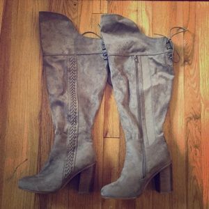 Brand New Torrid Tan Suede Boots!!